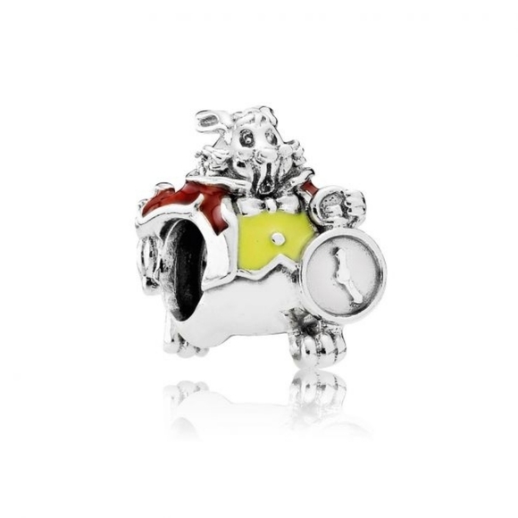 Pandora Jewelry - Authentic Disney Alice In Wonderland White Rabbit Pandora Charm
